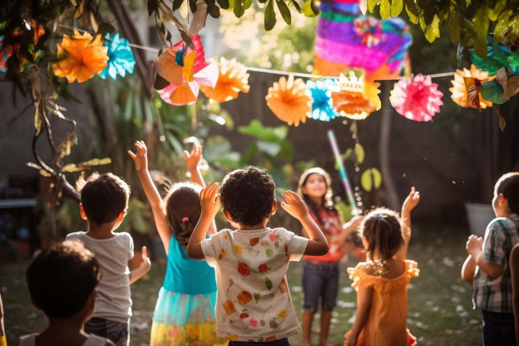 Fiestas infantiles ¡La guía definitiva para crear recuerdos inolvidables! Niños con Piñata Mexicana