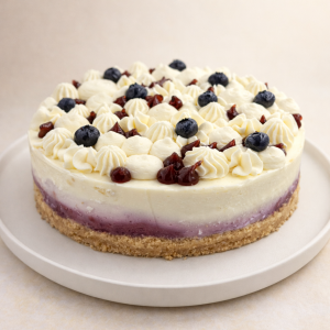 Chesscaje de frutos rojos con queso crema