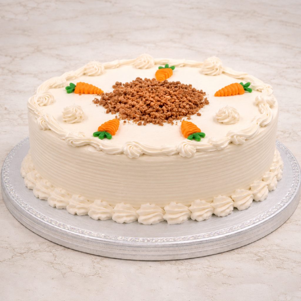 Pastel de Zanahoria con Betún de Queso Crema